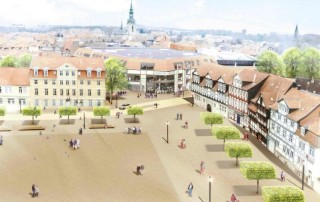 Visualisierung Schlossplatz Stadt Wolfenbüttel