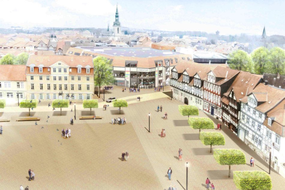 Visualisierung Schlossplatz Stadt Wolfenbüttel
