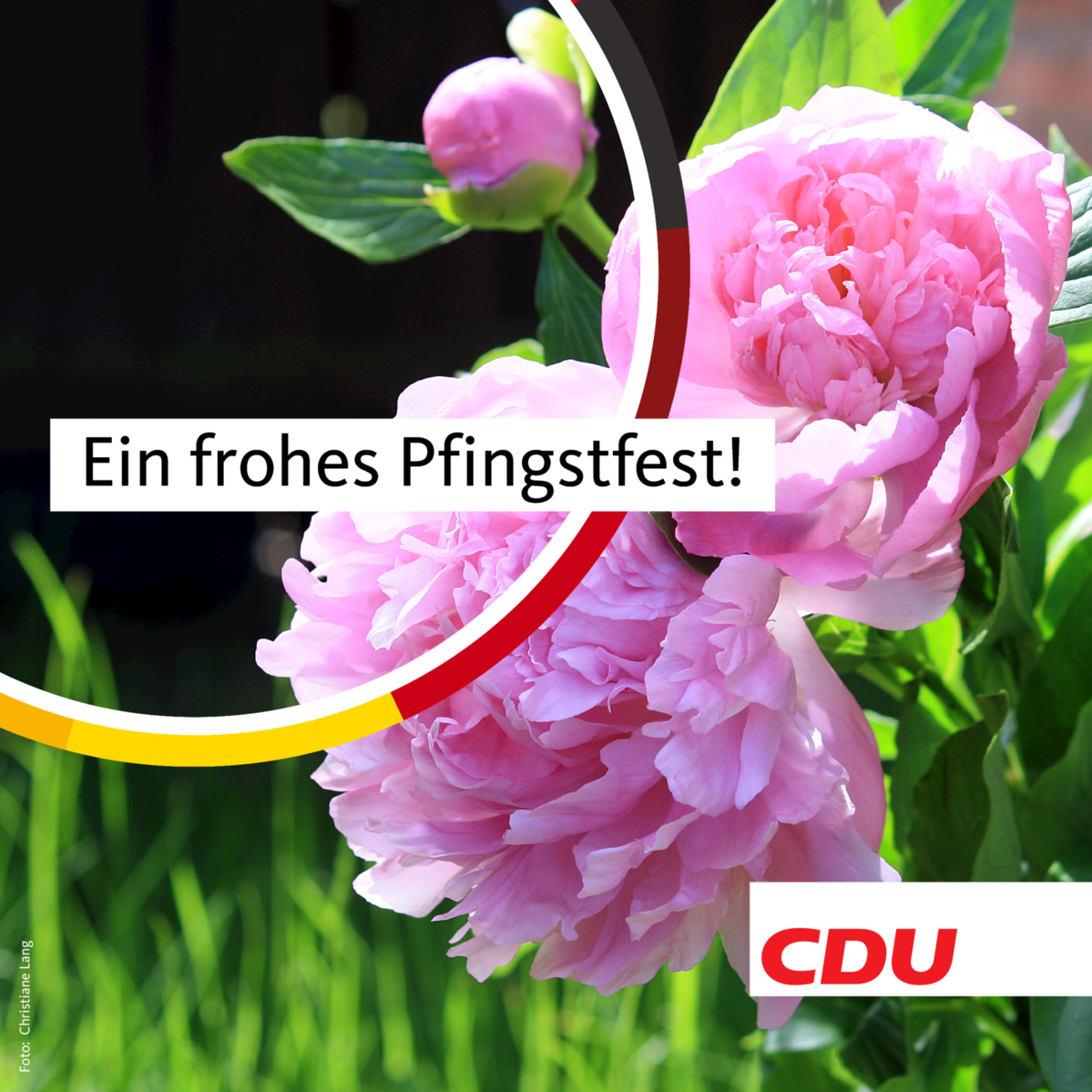 Der CDU-Stadtverband wünscht sonnige Pfingsten!